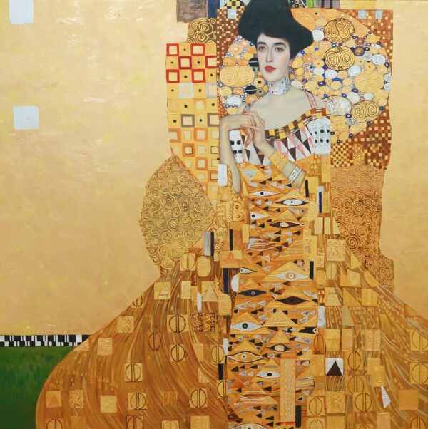 Retrato de Adele Bloch-Bauer (Gustav Klimt) – reproducción – 200 x 200 cm Art Gallery Alpha House Gallery