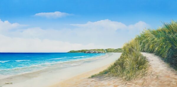 La calma en la playa – 120 X 60 cm Art Gallery Alpha House Gallery