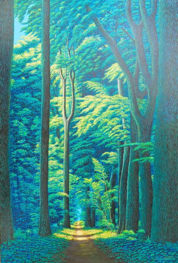 Sendero en el Bosque Verde – 130 x 190 cm Art Gallery Alpha House Gallery