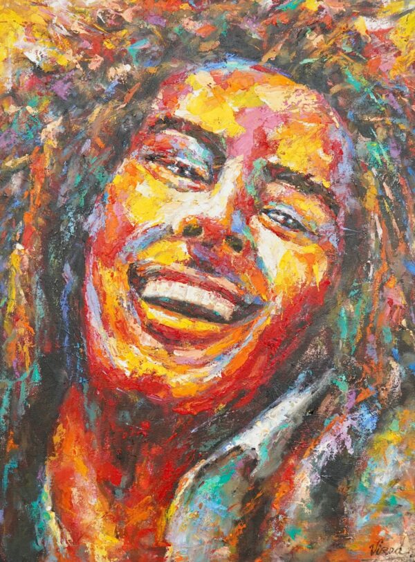 Pop Art de Bob Marley – 60 X 80 cm Art Gallery Alpha House Gallery