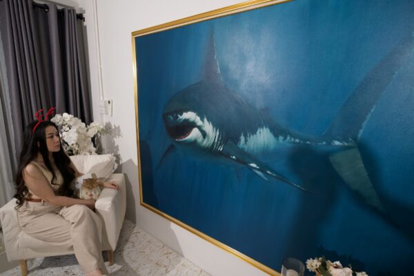 Shark – 150 x 200 cm Art Gallery Alpha House Gallery 4